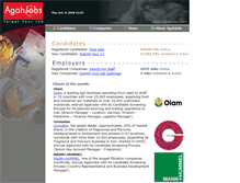 Tablet Screenshot of agahjobs.com